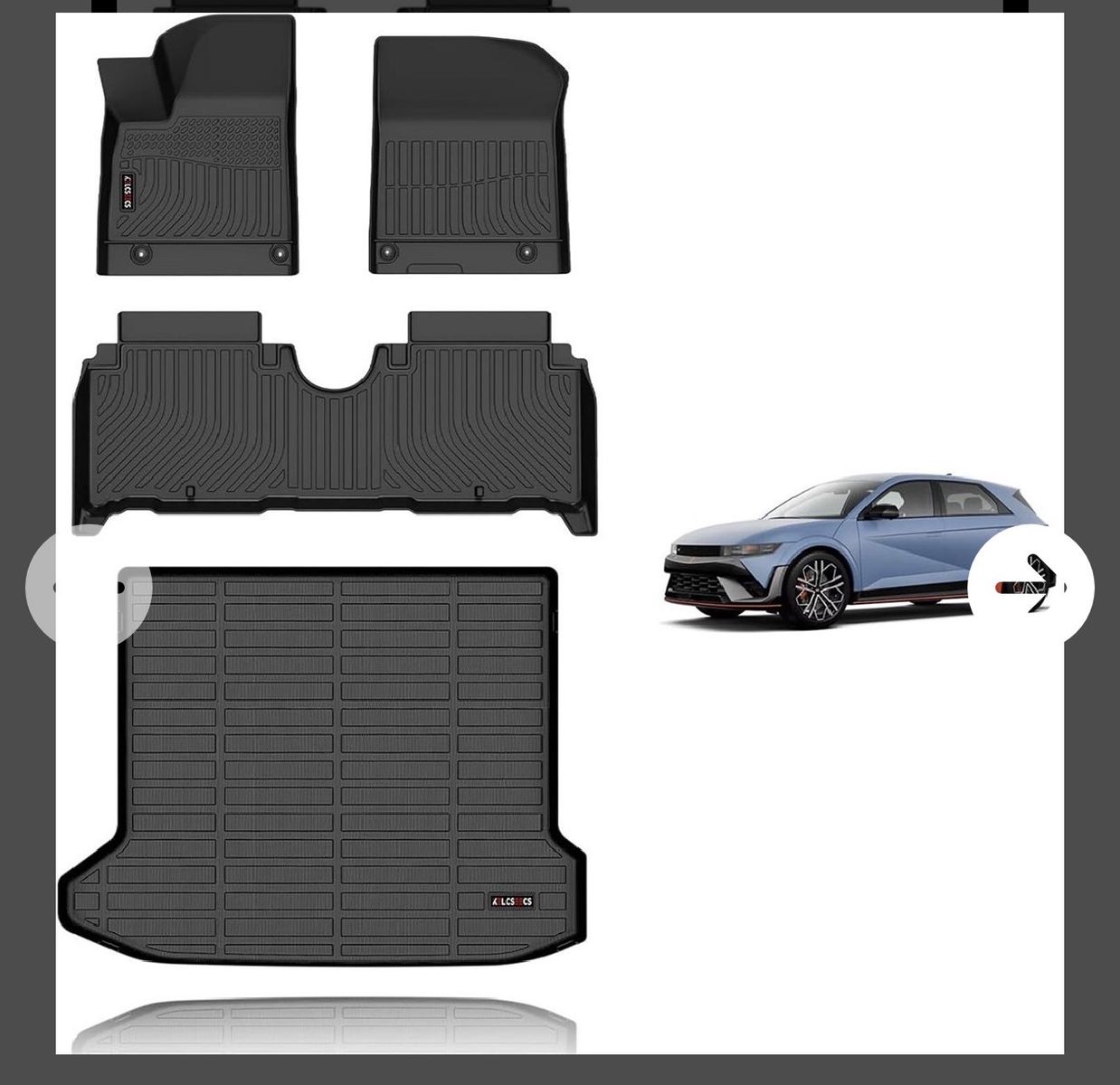 All-Weather TPE Floor Mats for Hyundai Ioniq 5 (2025) - Custom Fit & Waterproof