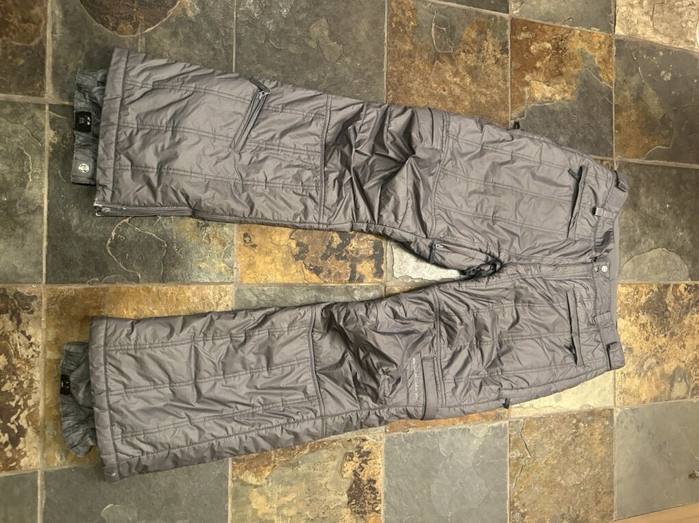 Quicksilver Gray Men’s L 10 K Snowboard Pants