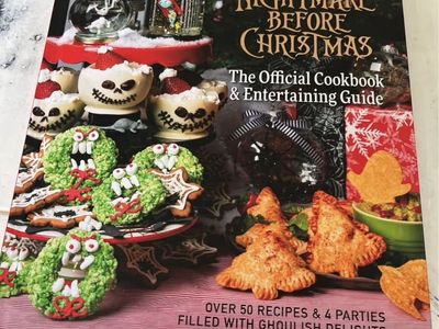 Tim Burton, the nightmare before Christmas, the official cookbook and entertaining