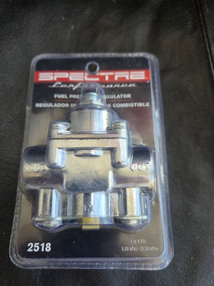 Spectre Performance 2518 Fuel Pressure Regulator, 1-4 PSI, New in Package