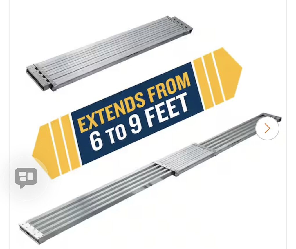 Werner TASK-MASTER® ALUMIMUM EXTENSION PLANK 6-9ft