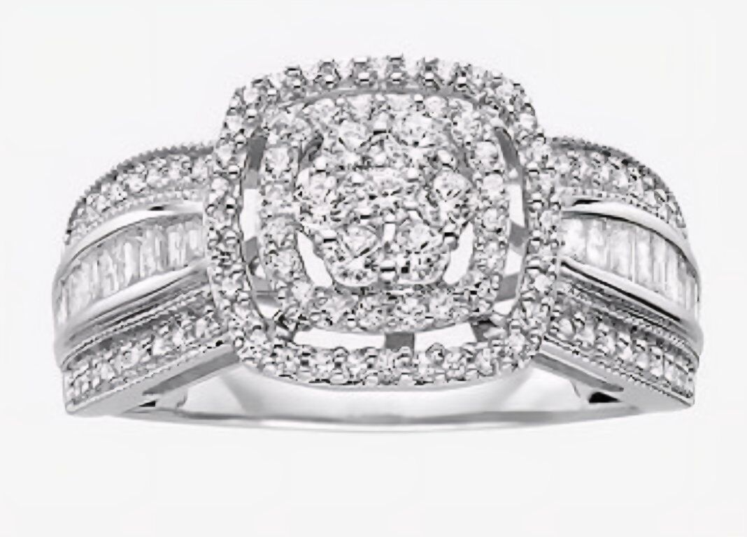 White Gold Diamond Ring