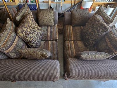 Matching Oversized Loveseats