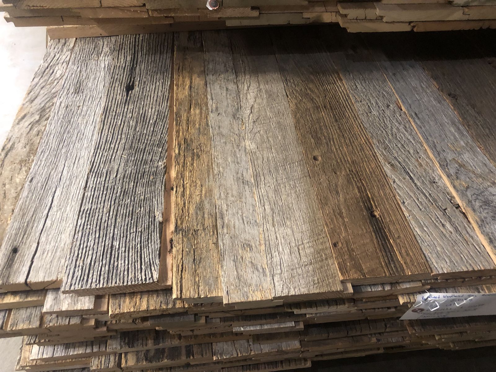 Reclaimed Barn Wood 5/8" Lap Siding Approx. 1300 sqft (Lot 11)