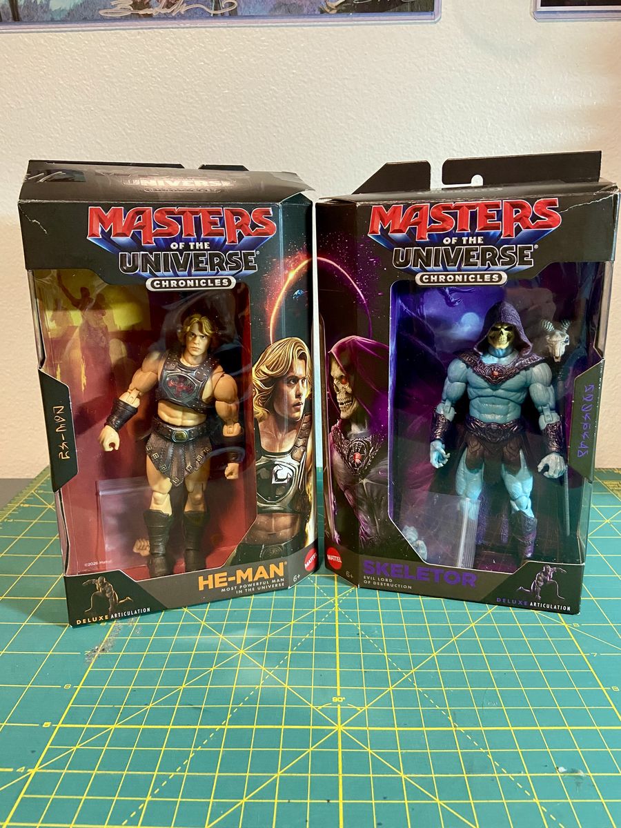 He-Man and Skeletor MOTU Chronicles 6-inch Action Figures