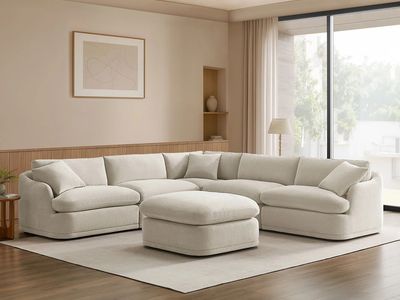 Hartley 6-piece Fabric Modular Sectional