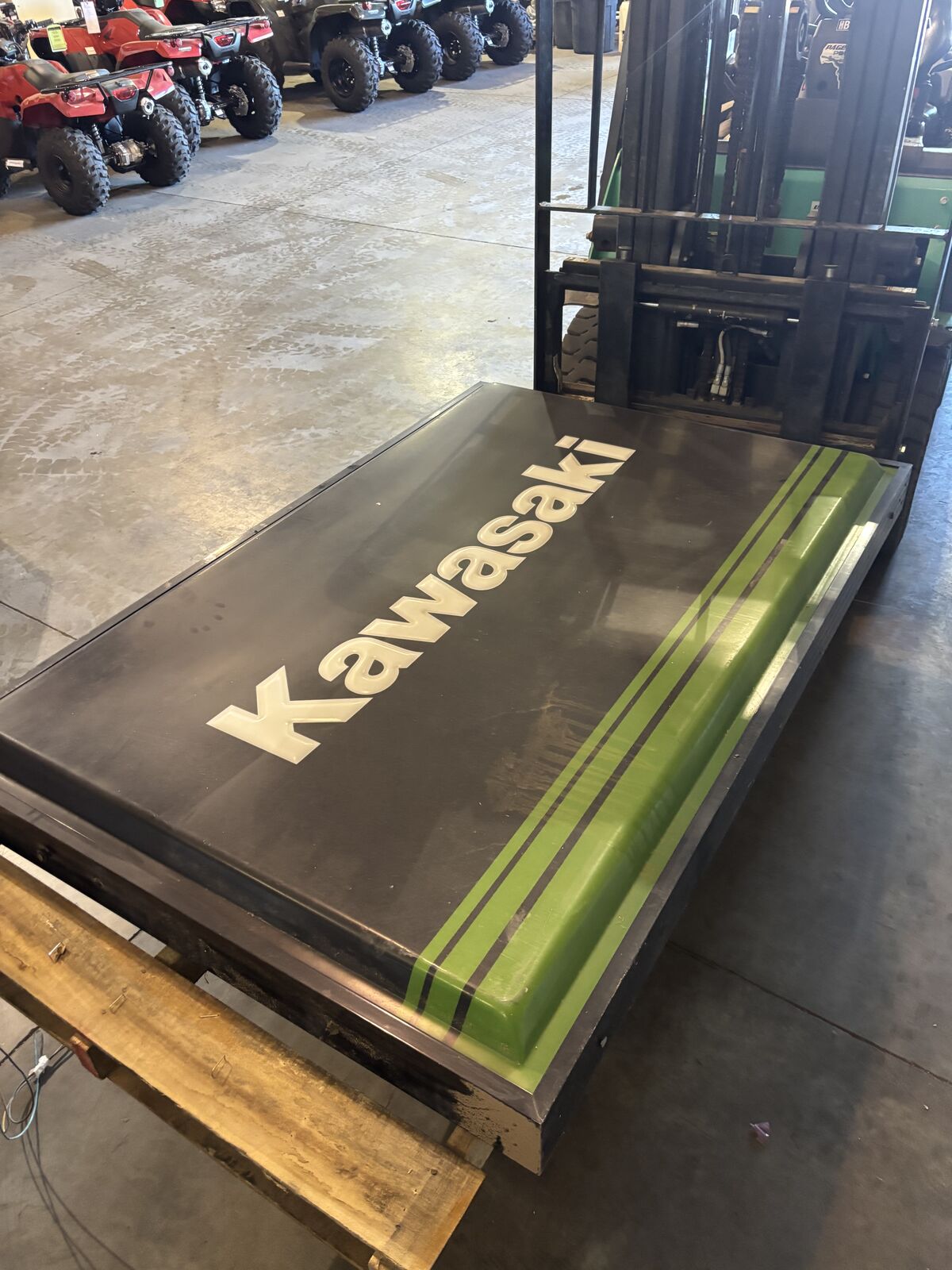 Kawasaki Light-Up Dealership Sign