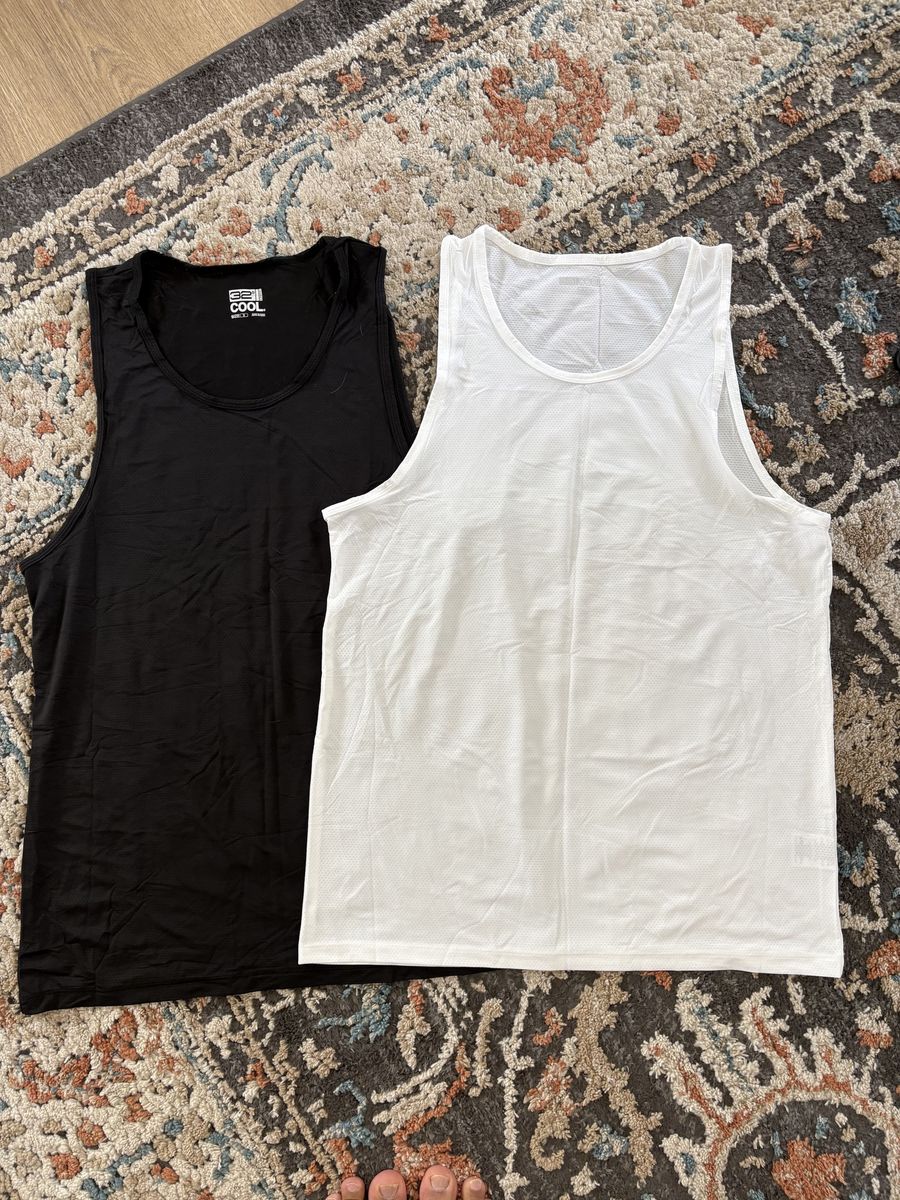 32 Degress mens Mesh Tanktops