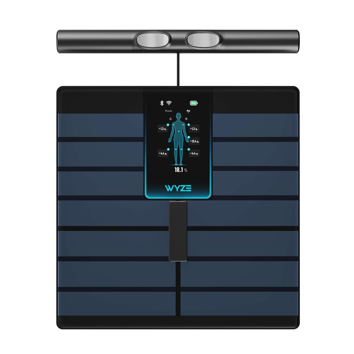NEW Ultra BodyScan Smart Scale with Handle – Wi-Fi & Bluetooth Body Composition Scale Black