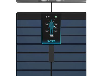 NEW Ultra BodyScan Smart Scale with Handle – Wi-Fi & Bluetooth Body Composition Scale Black