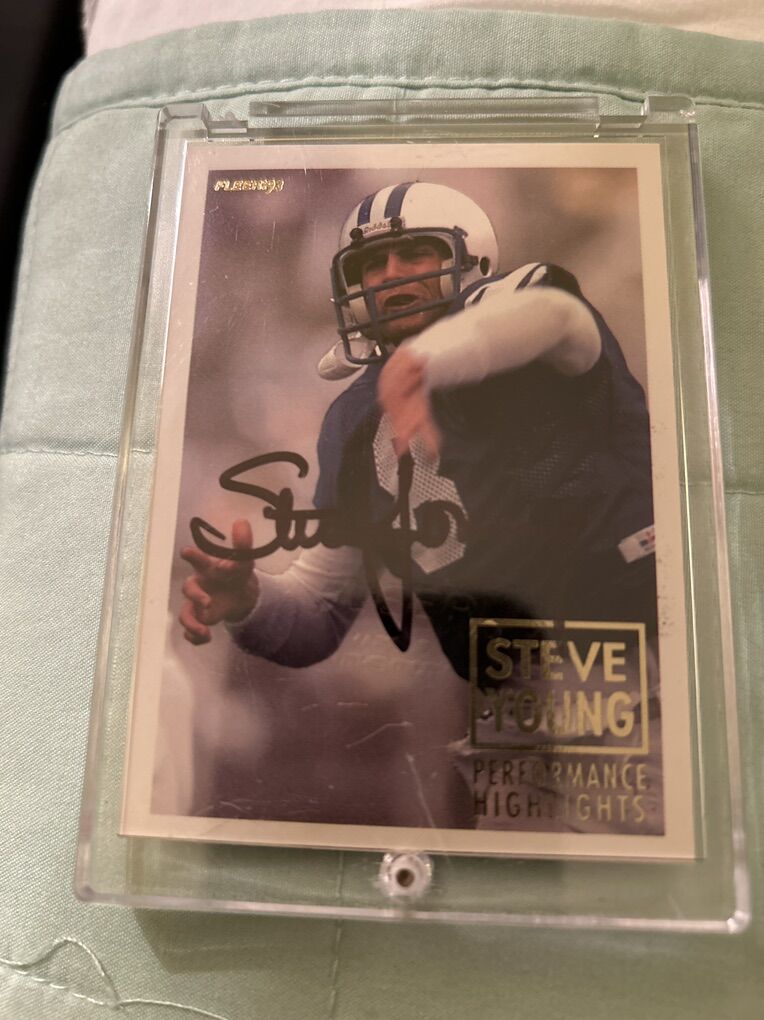 1993 Fleer Steve Young Performance Highlights BYU