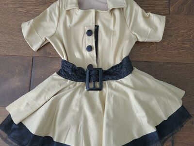 Girls Size 3T Safari Costume With Hat