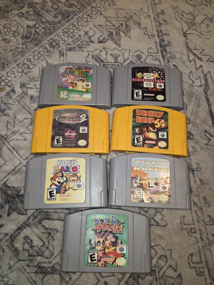 n64 games Authentic ( prices in description)
