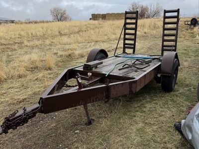 Utility Trailer with Ramps - Heavy Duty Flatbed for Equipment Hauling