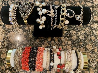 NEW! Women's Stunning Adjustable Bracelets - Bling, Pearls, Beaded, & Charms - $8-$20 - Please Read Carefully