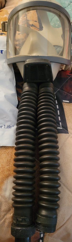 Drager full face respirator,  Armageddon! $50 neg