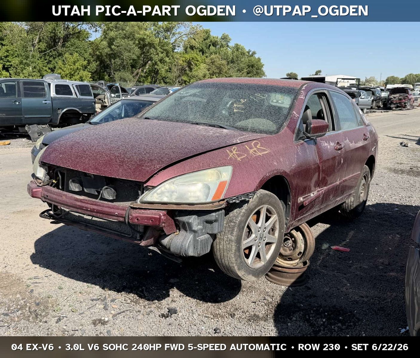 2004 Honda EX-V6 Parts - UTPAP Ogden