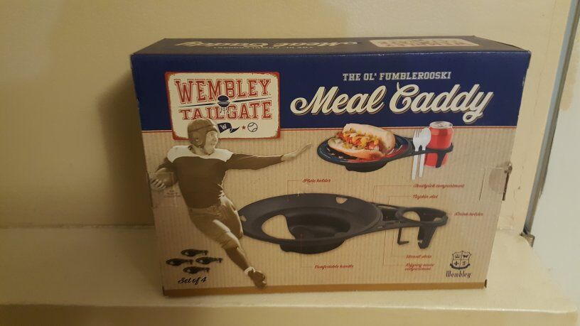 The Ol' Fumblerooski Meal Caddy with drink holder