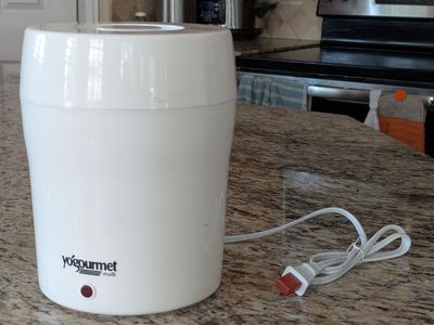 Yogourmet Multi Electric Yogurt Maker - White Small Kitchen Appliance with Inner Container