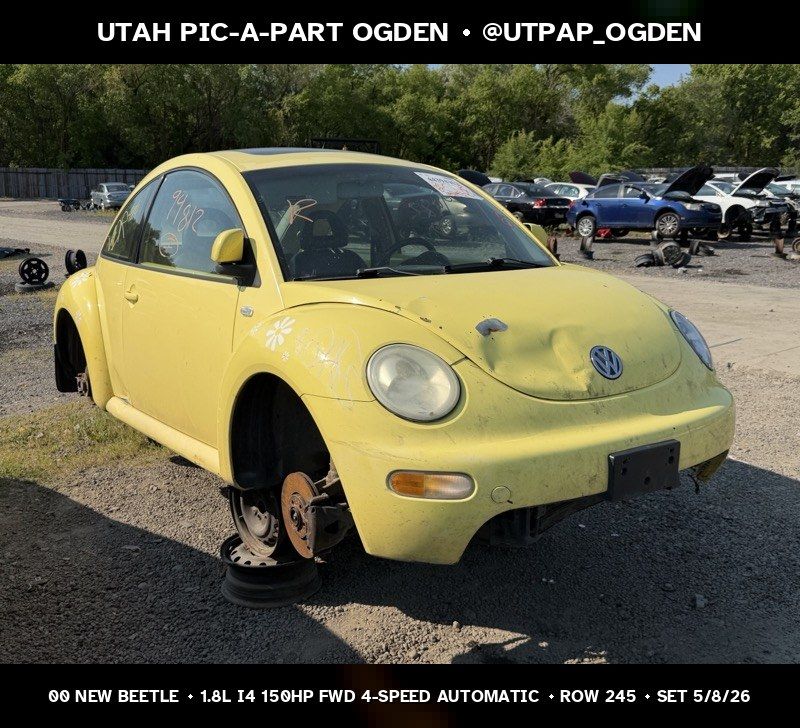 2000 Volkswagen New Beetle Parts - UTPAP Ogden