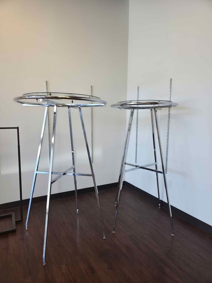 commercial industrial grade round clothing rack garment rack rounder