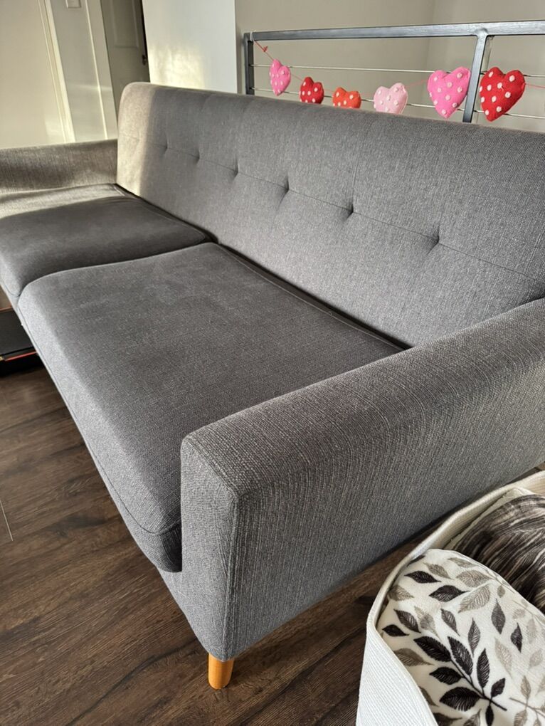 Couch, Chair, Ottomon, End Table Mid Century