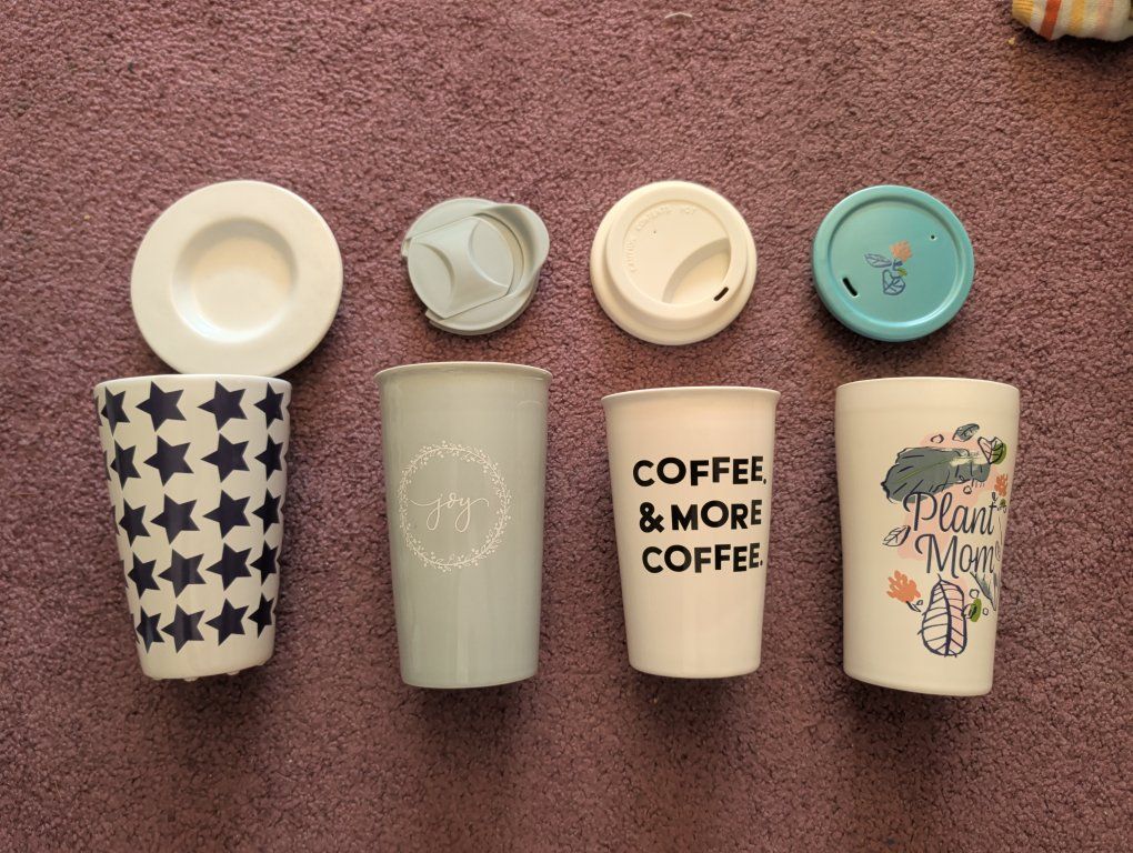 Ceramic Travel Mugs (4)