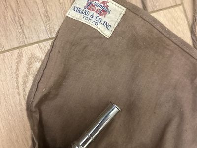 Vintage Grampus KIRAKU & CO. Inc. Tokyo Fishing Rod in Canvas Case