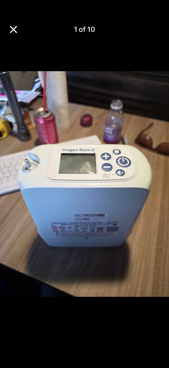 Portable oxygen machine