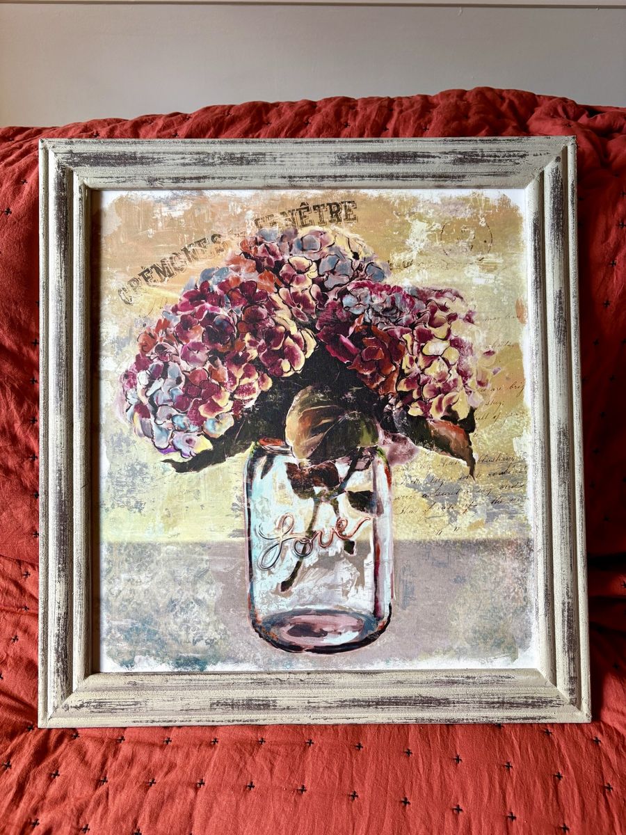 Charming Shabby Chic French Flower Art
