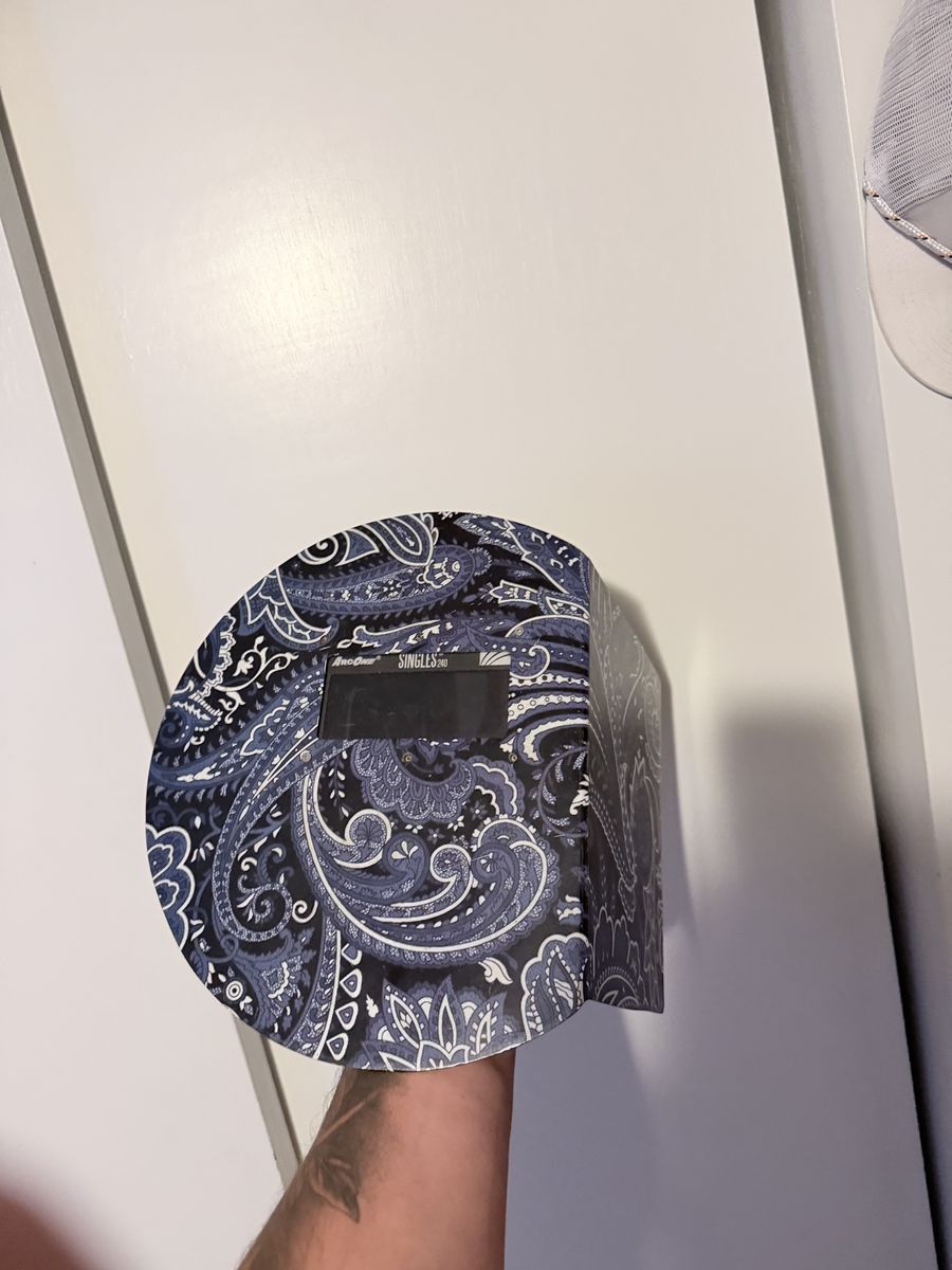 Pancake Welding Hood with 10 shade auto lens