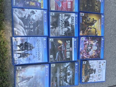 Playstation 12 Game Lot In Great Condition