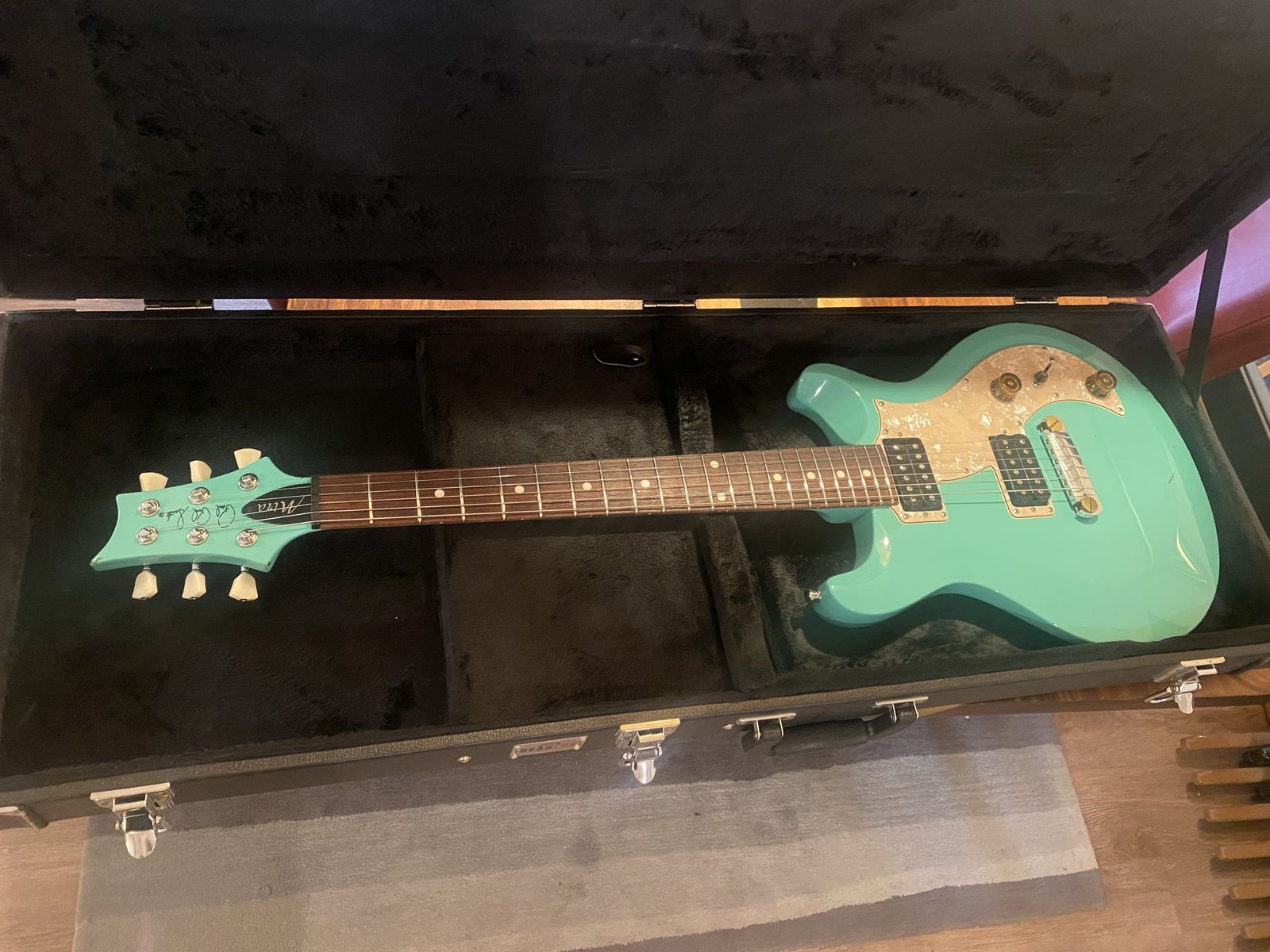 PRS S2 Mira Seafoam Green with Hard Case 2014