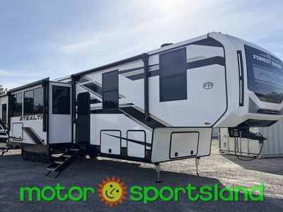2026 Forest River Stealth 4114GX Toy Hauler Garage Loft Rear Entertainment Outdoor Kitchen