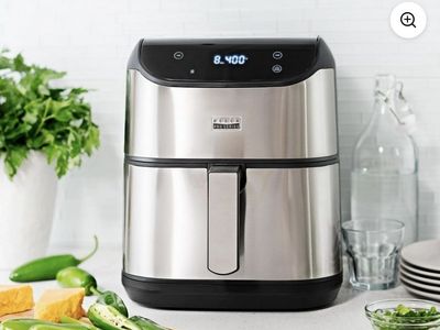 Bella PRO - 6-qt. Touchscreen Air Fryer - Stainless Steel