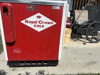 Vintage Royal Crown Cola / Nehi Beverages Vending Machine - Classic Retro Soda Cooler