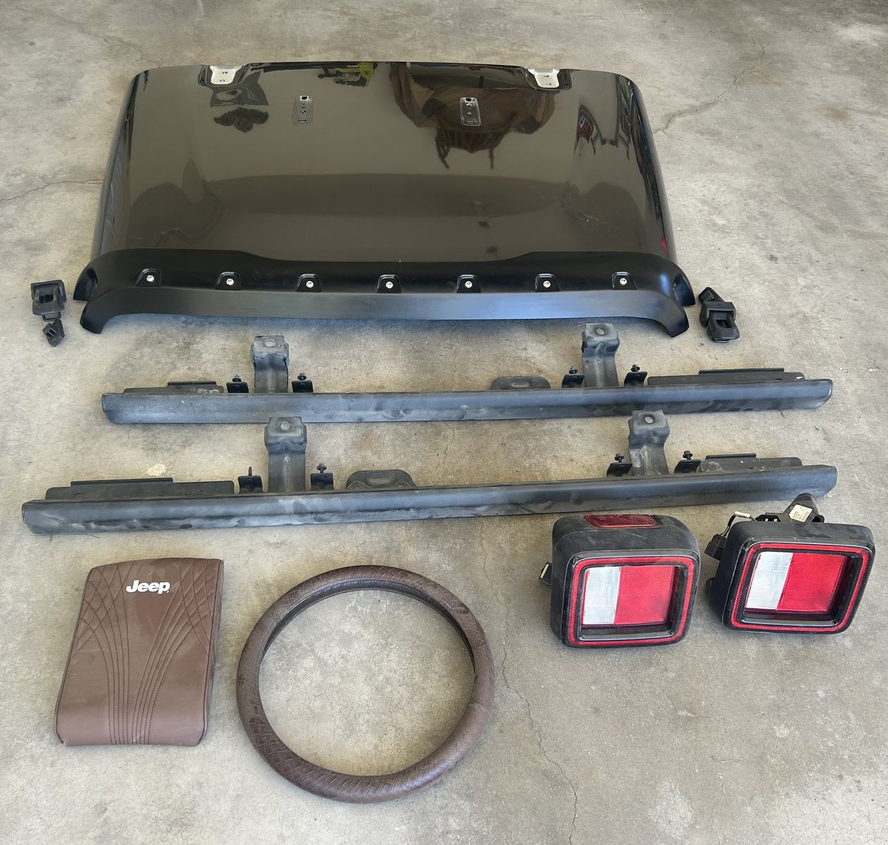 2021 Jeep Wrangler Hood, side rails, tail lights