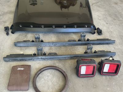 2021 Jeep Wrangler Hood, side rails, tail lights