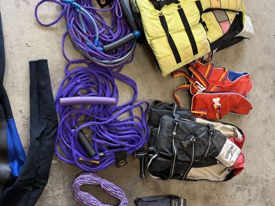 O'Neill Wetsuit & Watersports Gear: Life Vests, Towables, Ropes, Gloves & Pump
