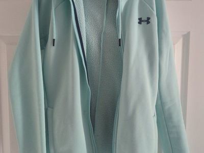 Under Armour Storm ColdGear Full-Zip Hoodie - Women's XS/TP - Light Blue/Navy
