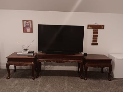 Coffee table and 2 end tables