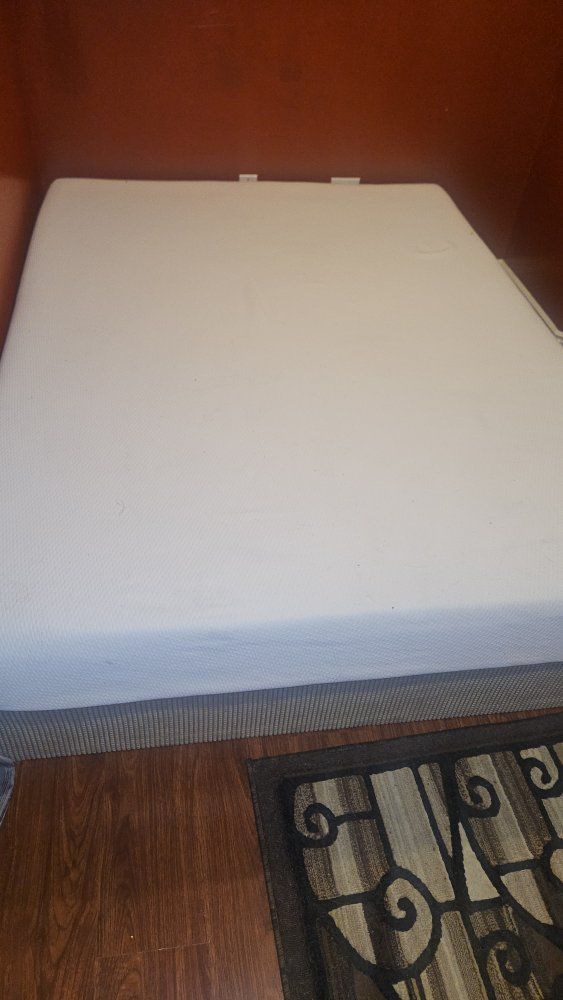 Comfortable White Mattress (Size Unknown) - Excellent Condition