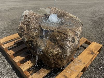 Custom Wasatch 2'+ Boulder (Pre Drilled Water Fountain)