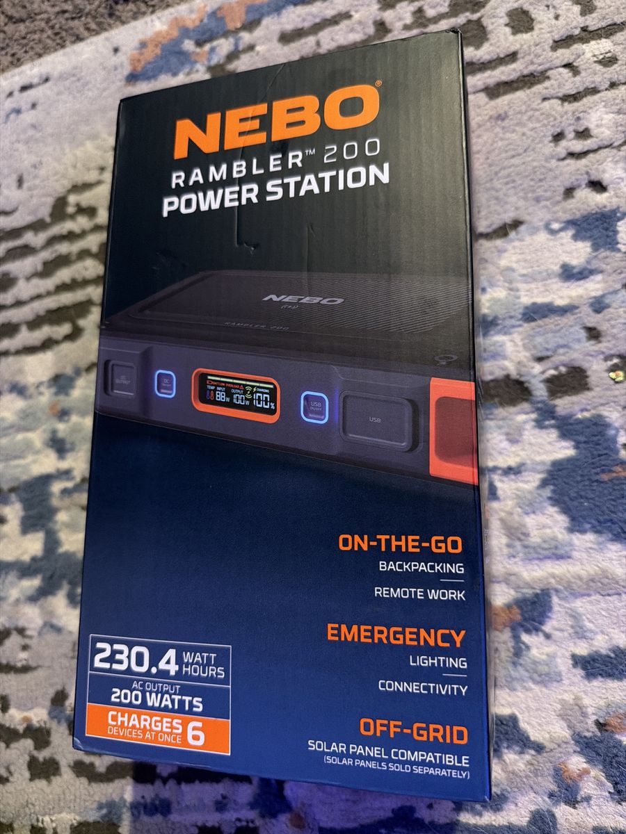NEBO Rambler 200 Portable Power Station