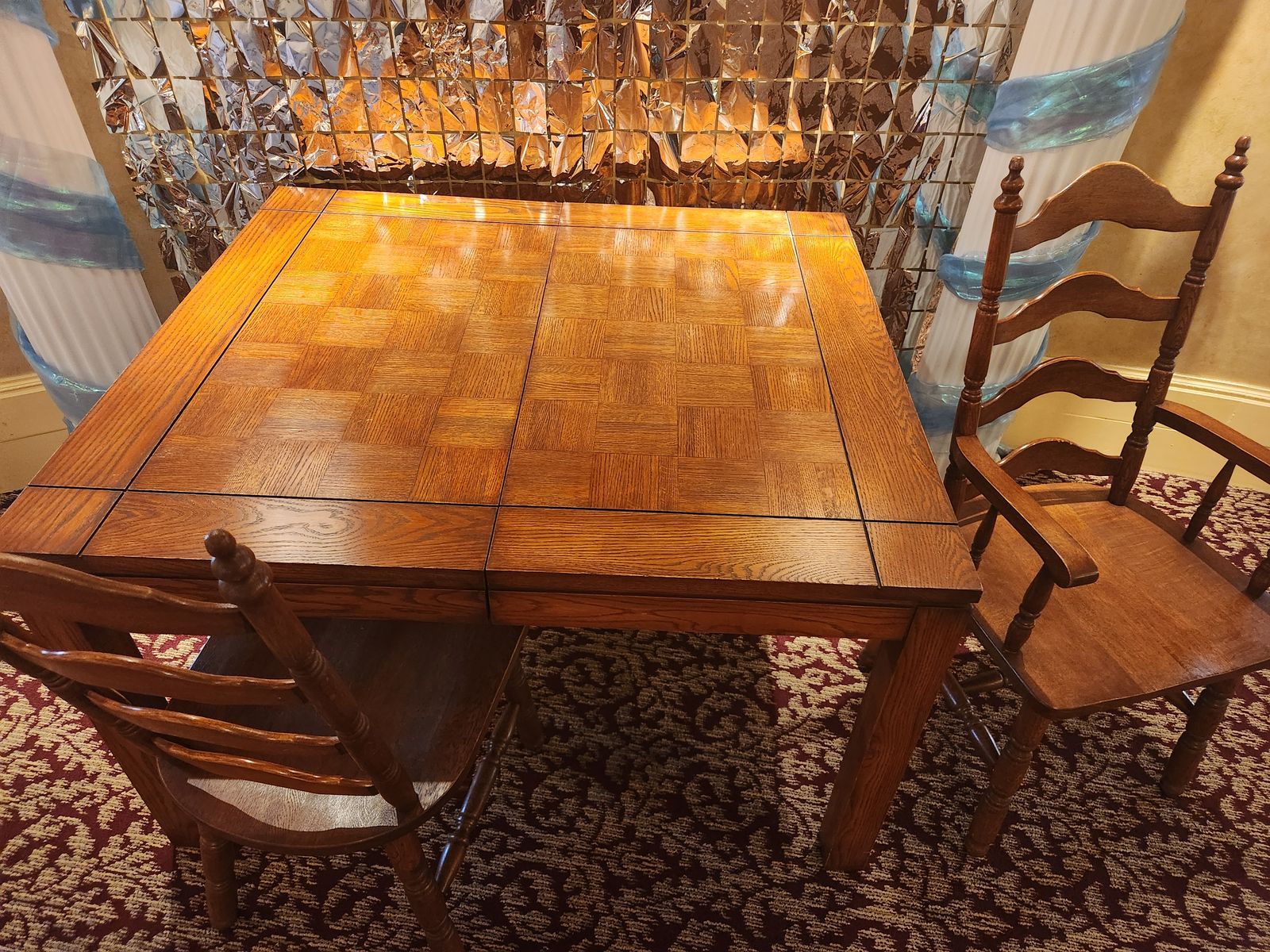 Hard Wood Table & Chairs Set