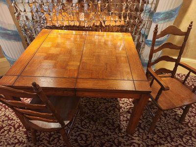 Hard Wood Table & Chairs Set