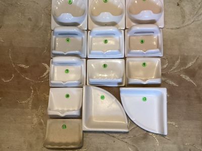 98 Ceramic Soap Dishes And Corner Shelves