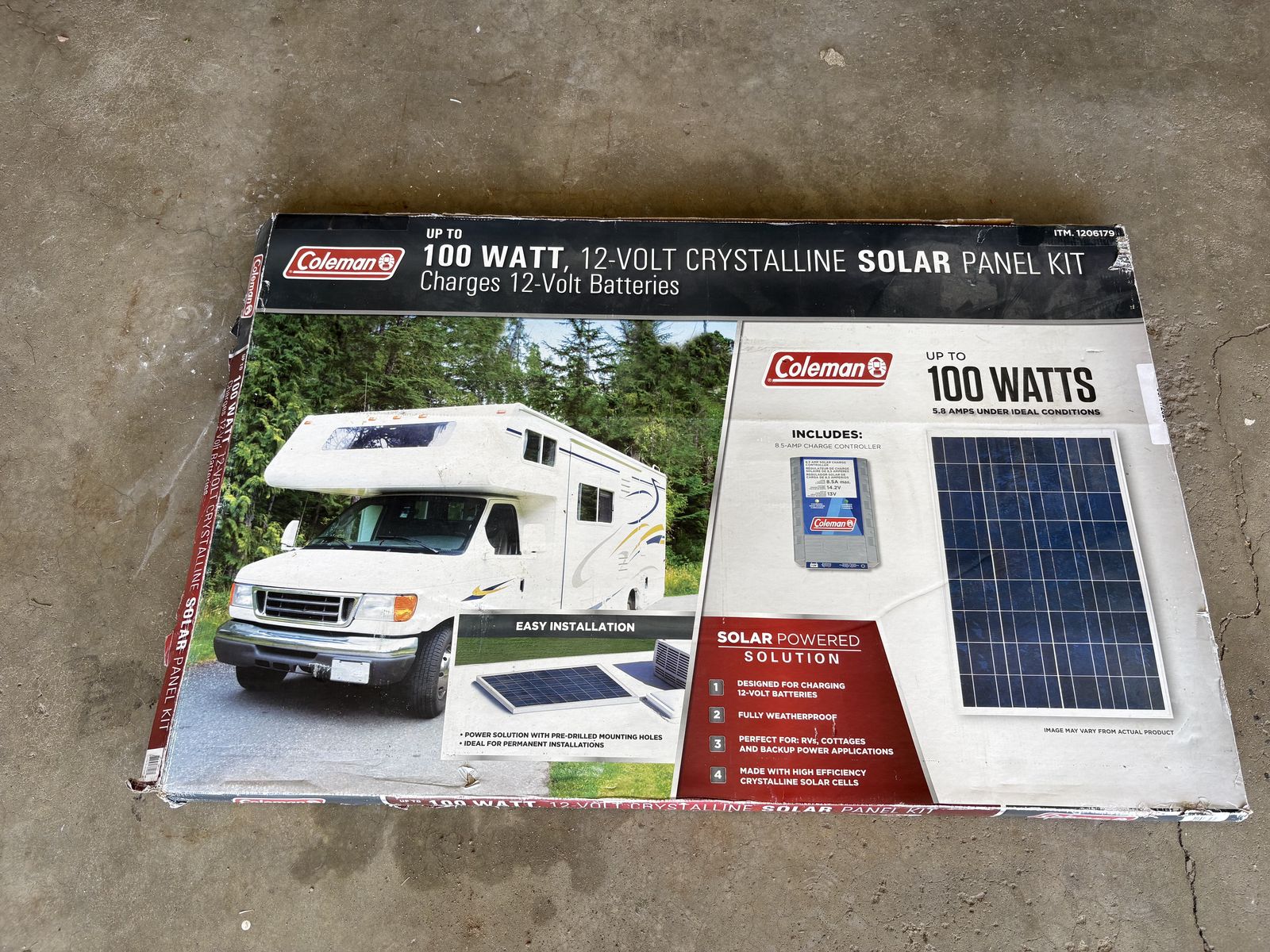 Coleman 100W Solar Panel Kit