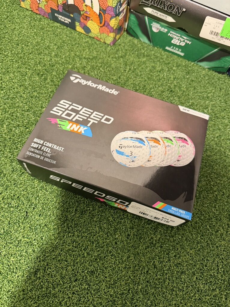 New Dozen TaylorMade Speedsoft Ink Golf Balls
