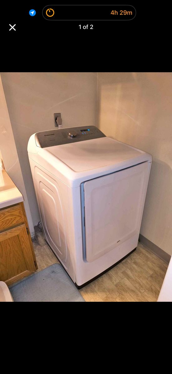 Samsung White Dryer